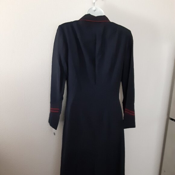 New Vintage 1999 Y2K United Airlines Uniform Dress * LS 4R * See Measurements - Picture 9 of 10